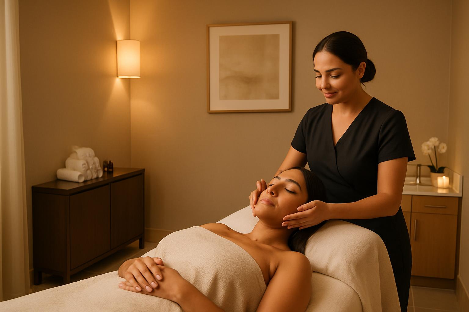 Med spa treatment room at Boca Beauty Salon & MD — Weston, FL